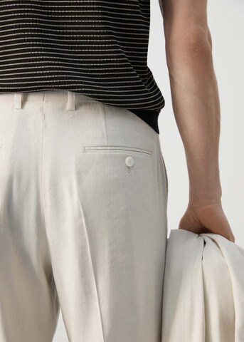 MANGO MAN Regular Pants 'Boston' in Beige