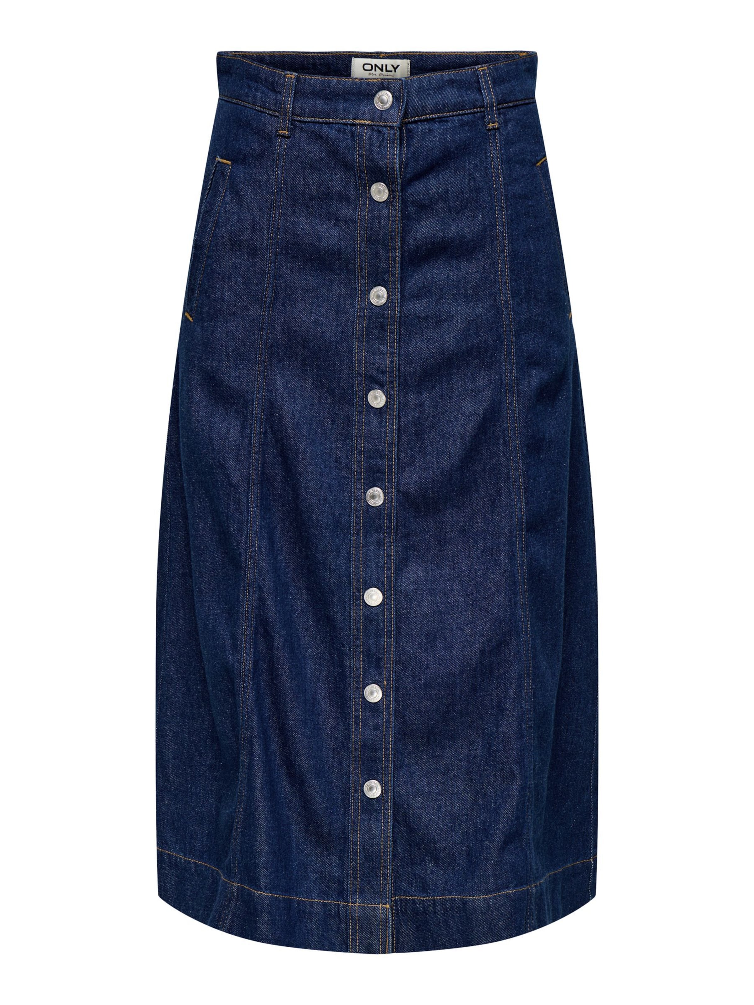 Only Tall Nederdel i blå: forside