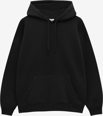 Pull&Bear Sweatshirt in Schwarz: predná strana