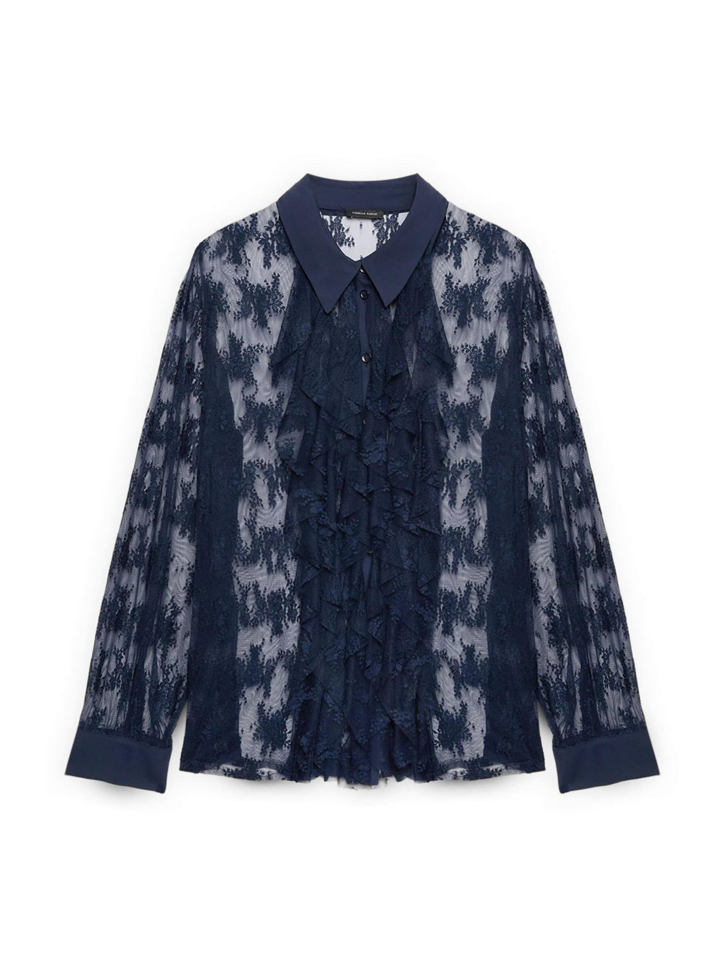 Fiorella Rubino Blouse in Blue: front