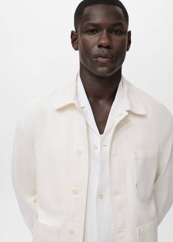 MANGO MAN Between-Season Jacket 'Lou' in White