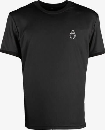 NYTROSTAR Functioneel shirt in Zwart: voorkant
