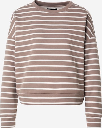 PIECES Sweatshirt 'PCCHILLI' in Braun: Vorderseite