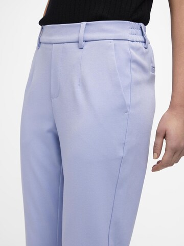 OBJECT Slimfit Bundfaltenhose 'LISA' in Blau