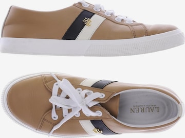 Lauren Ralph Lauren Sneaker 40 in Beige: predná strana