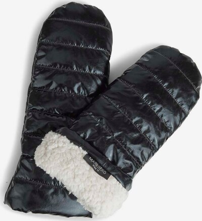 MARKBERG Μονοκόμματα γάντια 'Celina' σε μαύρο / λευκό μαλλιού, Άποψη προϊόντος