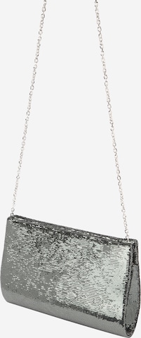 mascara Clutch in Silver: front