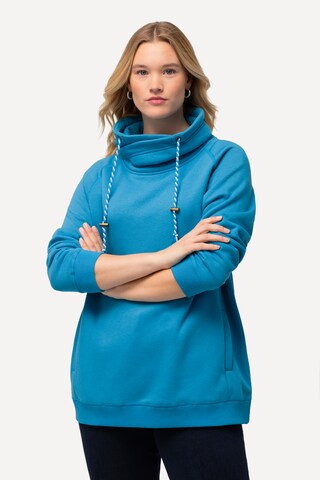 Ulla Popken Sweatshirt in Blauw