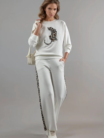 Tuta da jogging di Hiccup in bianco: frontale