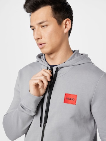 HUGO Red Sweat jacket 'Daple' in Grey