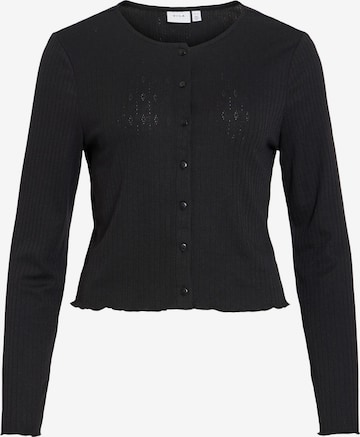 Cardigan 'VIMaggie' VILA en noir : devant