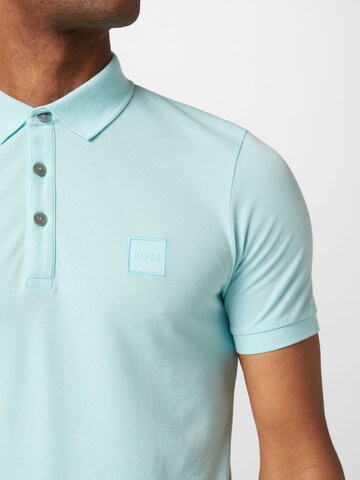 BOSS Orange Poloshirt 'Passenger' in Blau