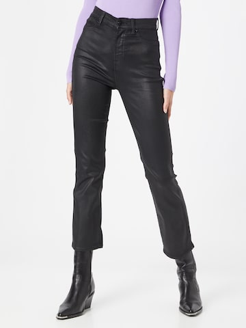 7 for all mankind - Slimfit Vaquero en negro: frente