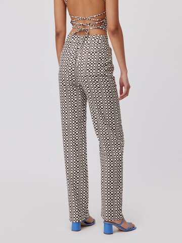 LeGer by Lena Gercke Wide leg Broek 'Eske Tall' in Bruin