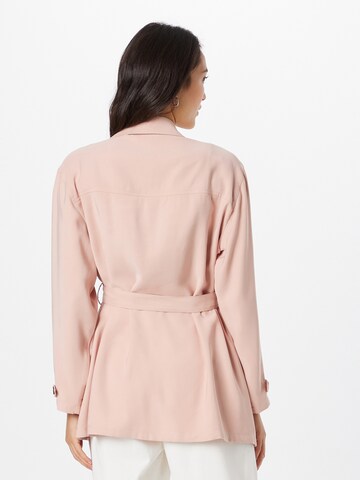 Dorothy Perkins Between-Season Jacket 'Shacket' in Pink