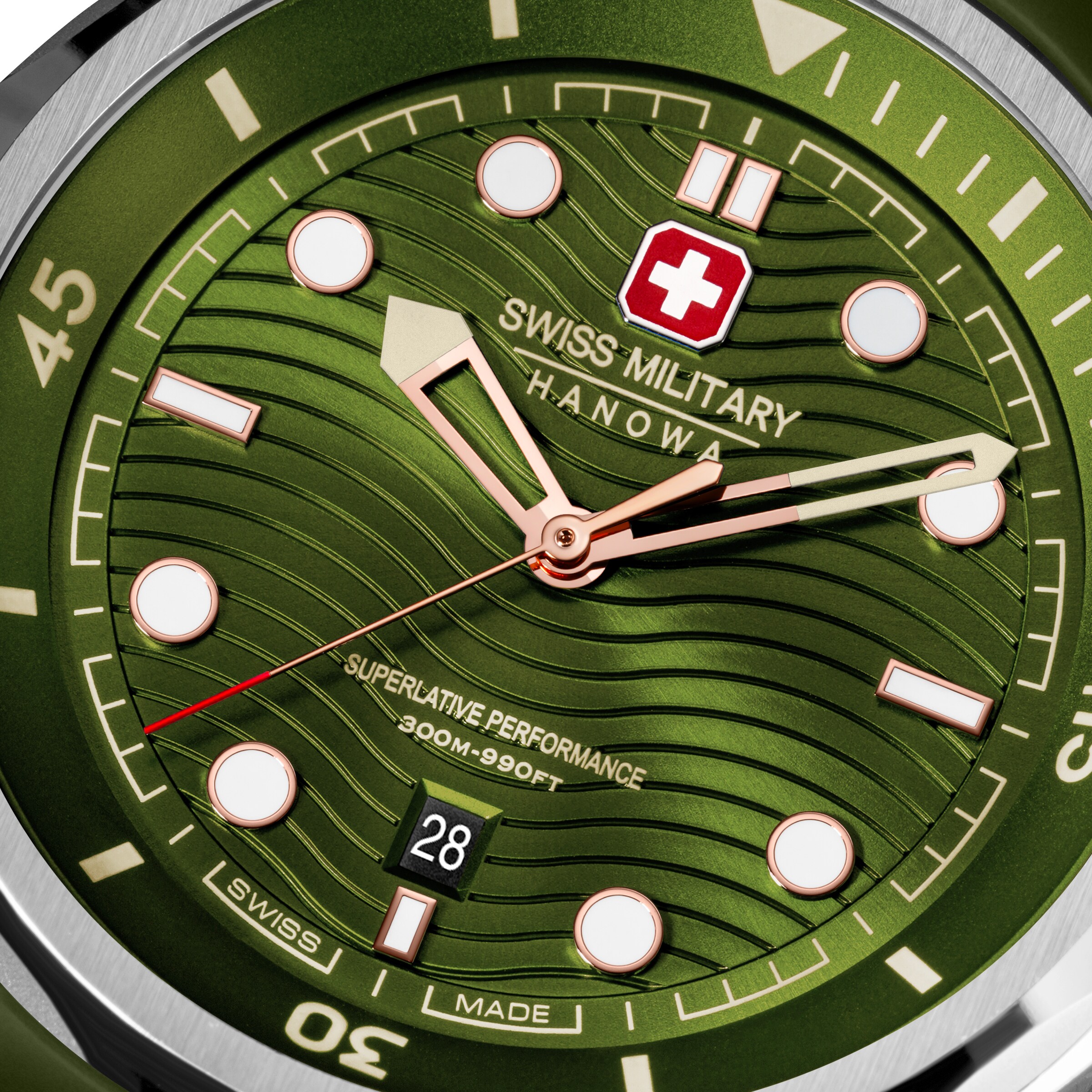SWISS MILITARY HANOWA Analog watch in Green
