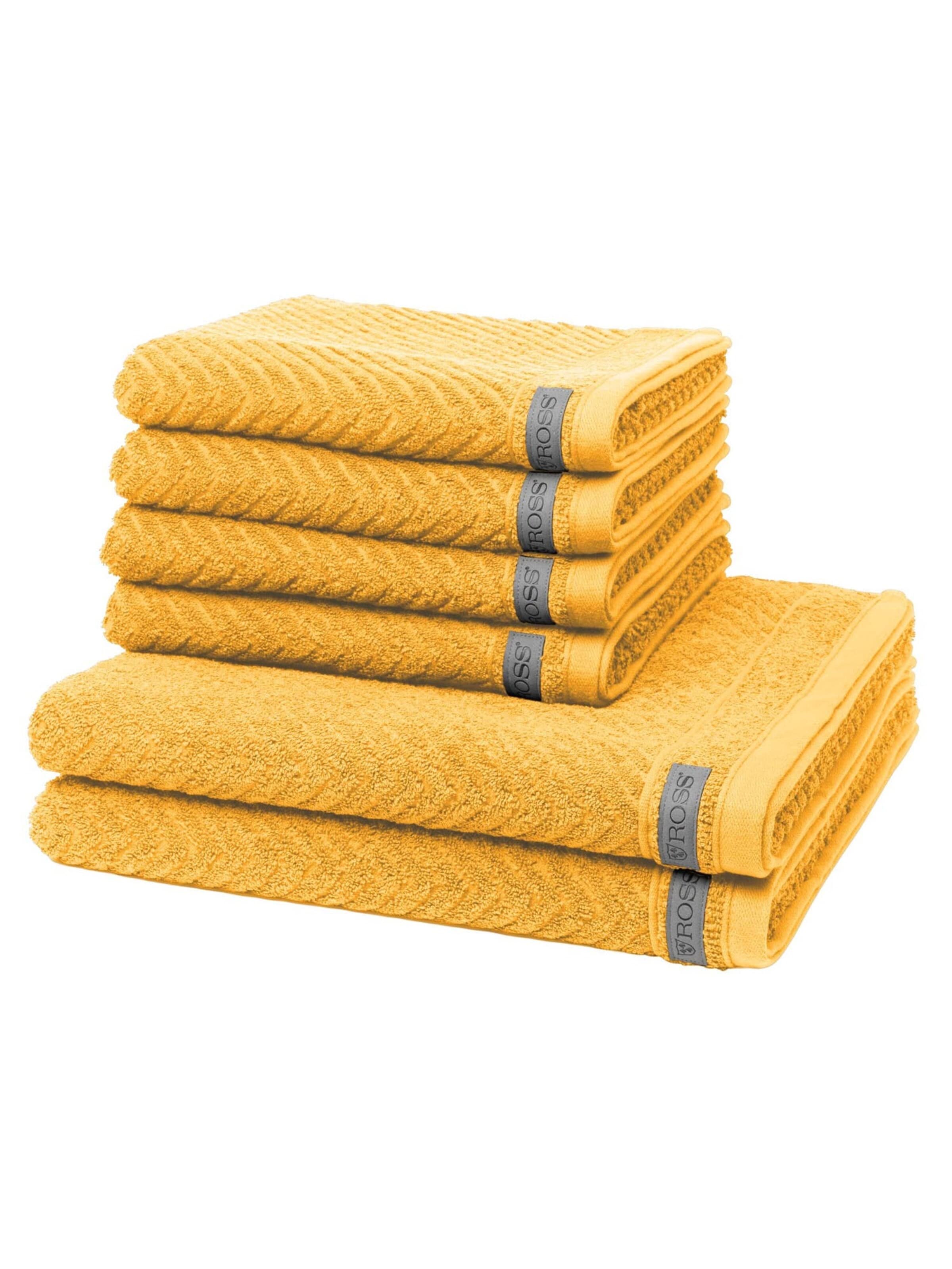 ROSS Towel 'Smart' in Yellow: front