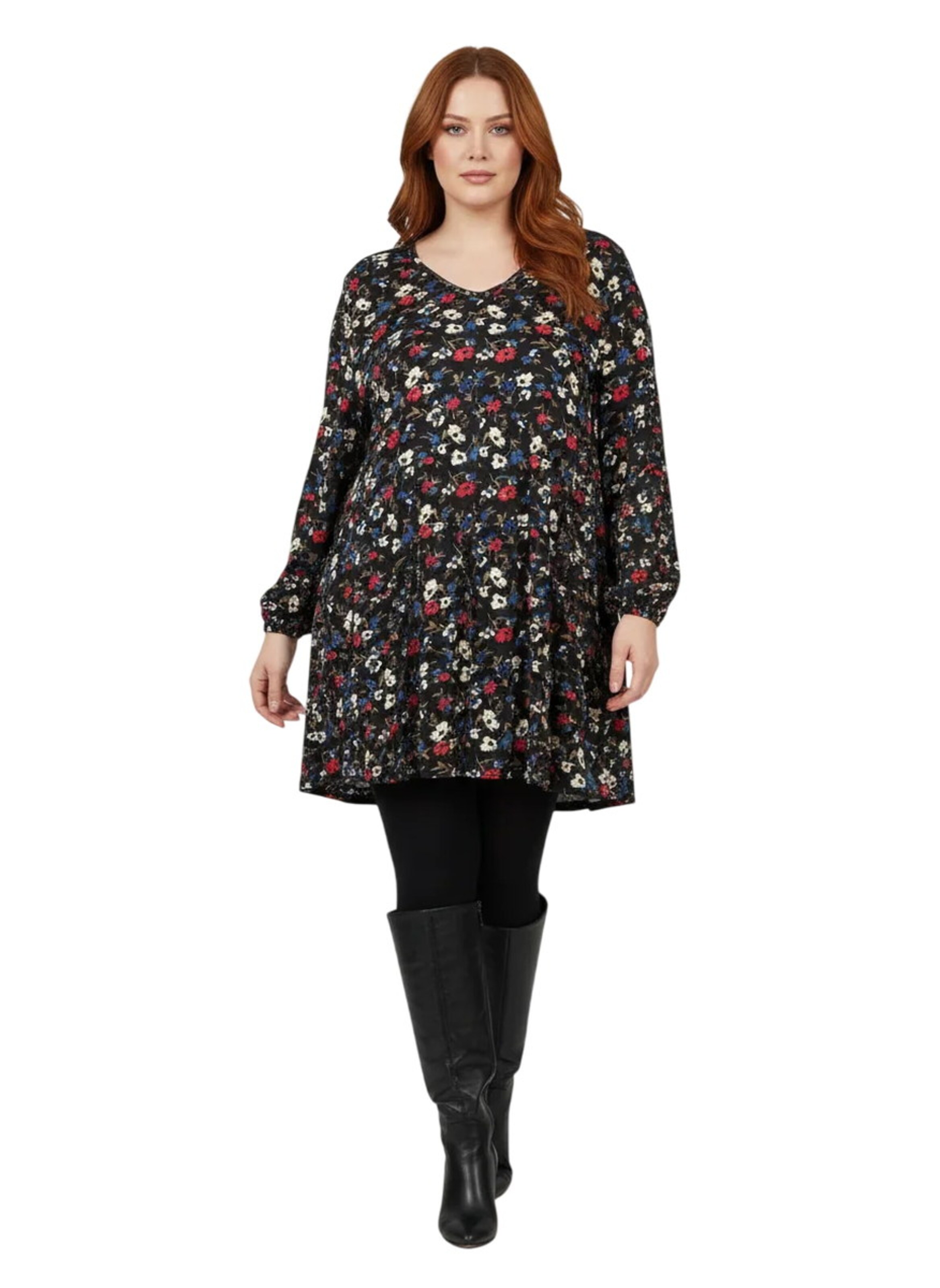 Shape Of You Dress in Black: front