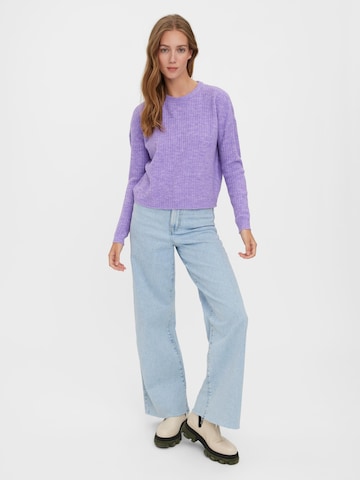 VERO MODA Sweater 'Lefile' in Purple