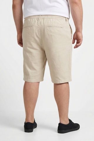 Men Plus Regular Broek in Beige