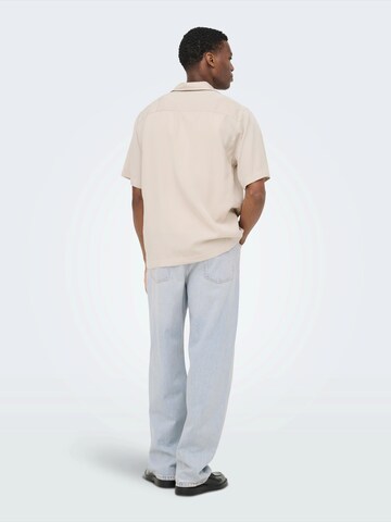 Only & Sons Regular fit Skjorta 'ONSPERU' i grå