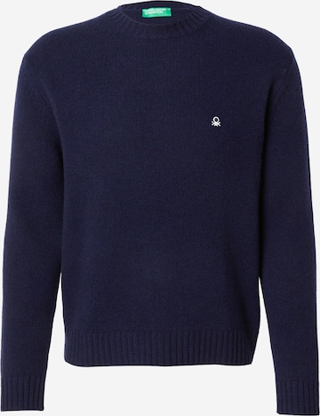 UNITED COLORS OF BENETTON Pullover in Blau: Vorderseite