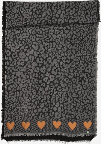 Écharpe CODELLO en noir : devant