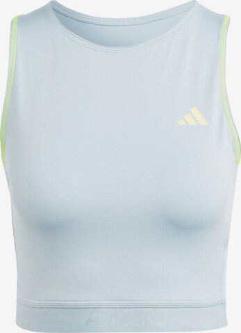 ADIDAS PERFORMANCE Sports Top 'Adizero' in Blue: front