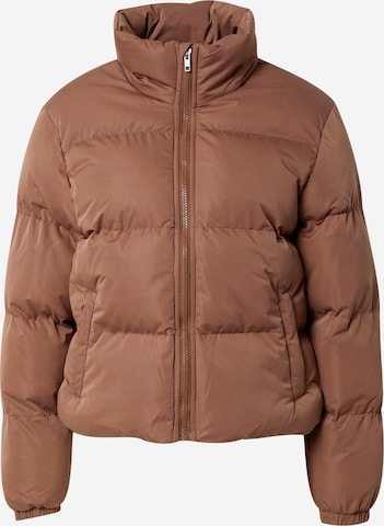 Urban Classics Winter Jacket in Brown: front