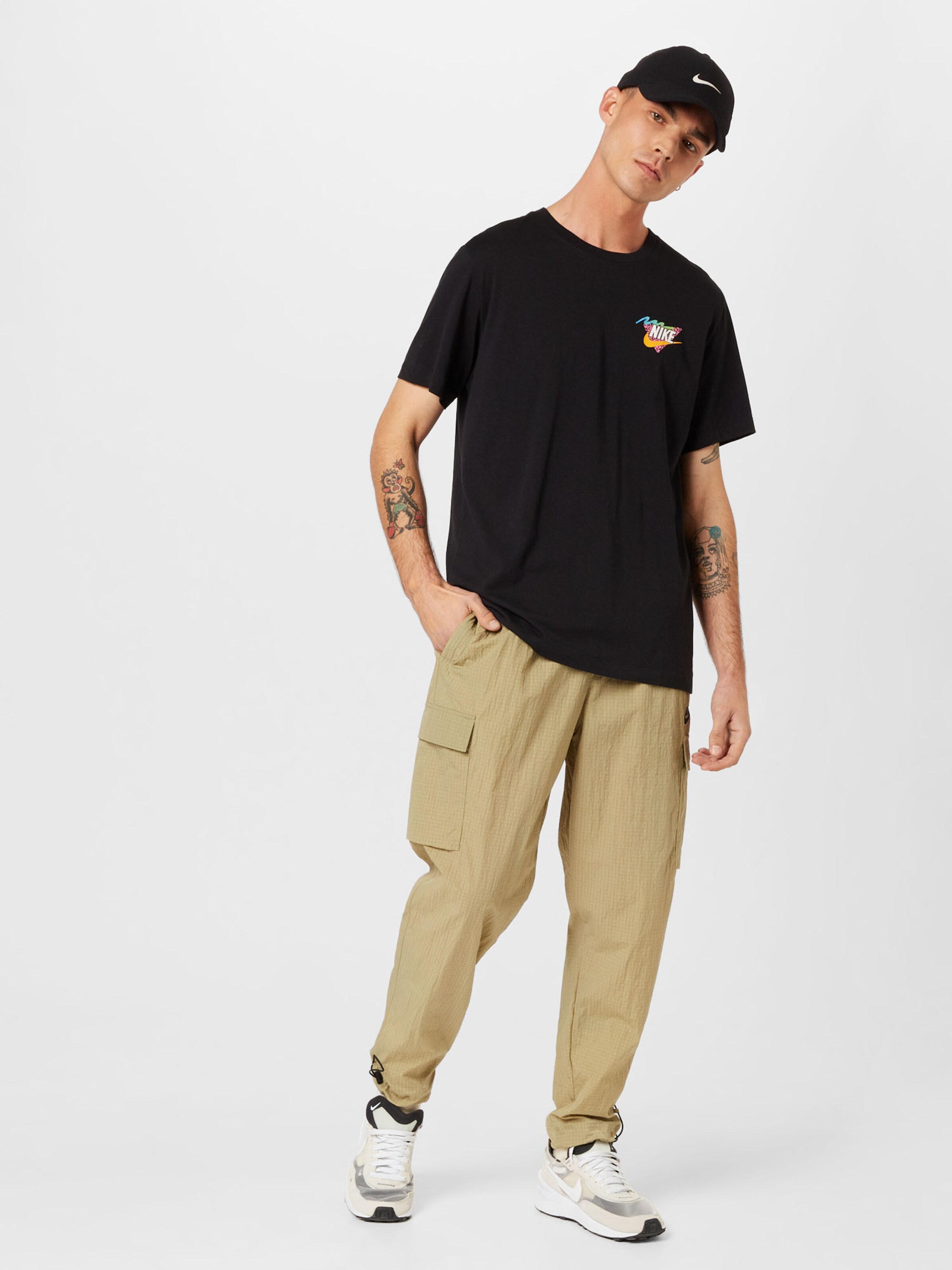 Nike Sportswear Tapered Cargo Pants in Light Brown ABOUT YOU