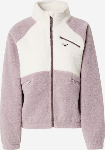 ROXYTehnička flis jakna - ljubičasta boja: prednji dio
