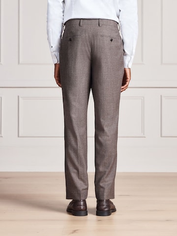 Next Slimfit Pantalon 'Signature' in Bruin