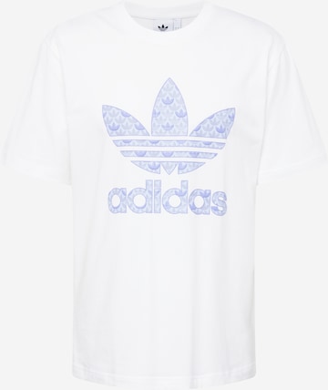 ADIDAS ORIGINALS Shirt in White: front