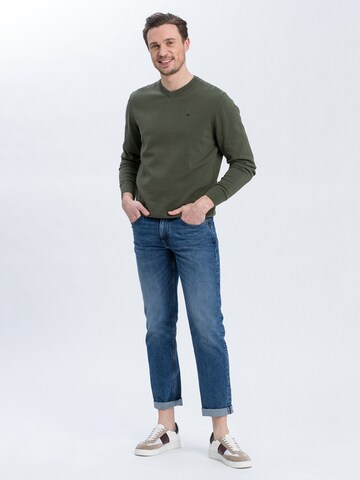 Cross Jeans Pullover '34229' in Grün