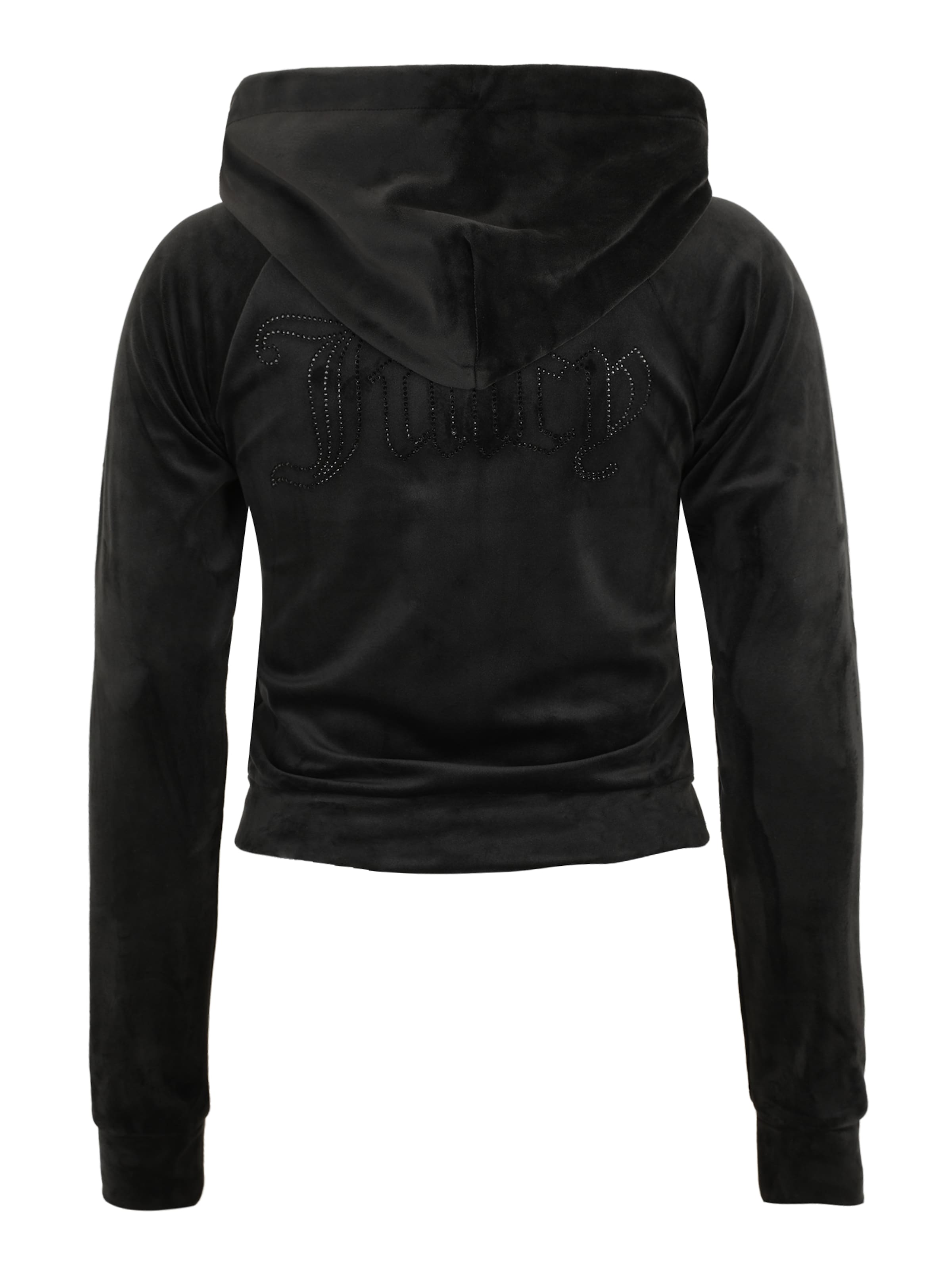 Juicy Couture Tall Кофта на молнии 'MADISON' в Черный