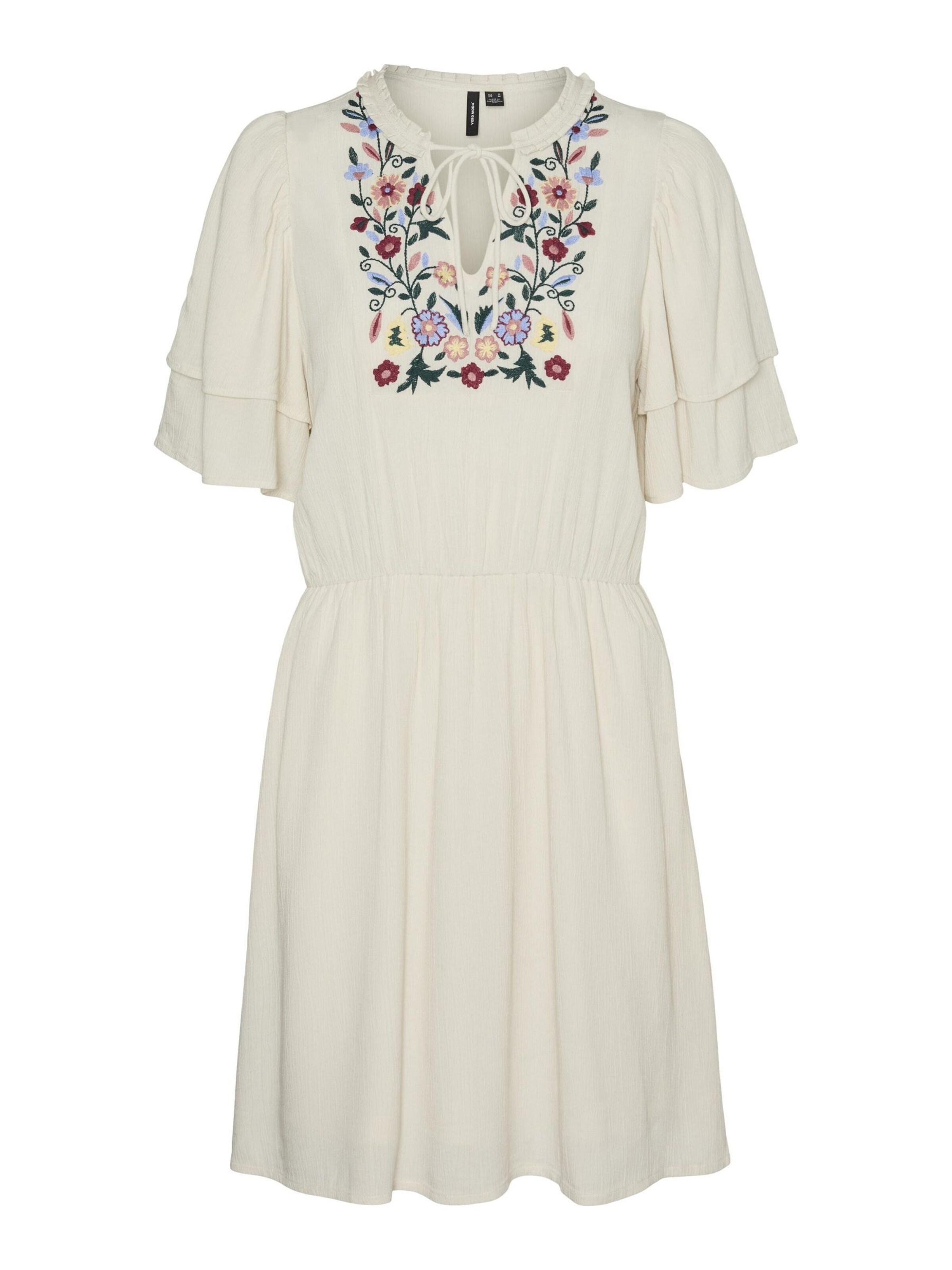 VERO MODA Jurk 'Sina' in Beige: voorkant