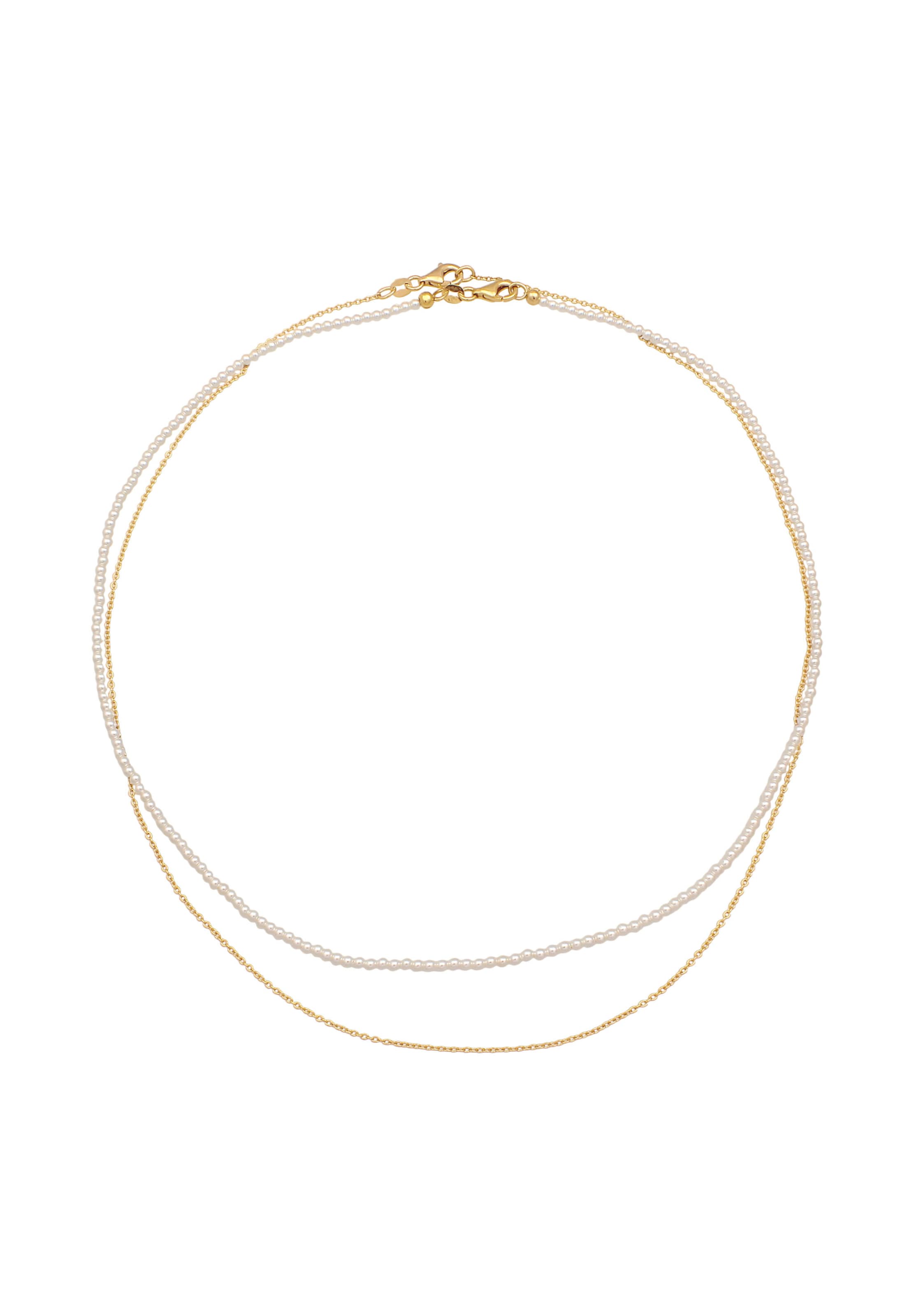 ELLI Necklace in Gold / Pearl white, Item view