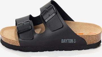 Calzatura aperta 'Athena' di Bayton in nero: frontale
