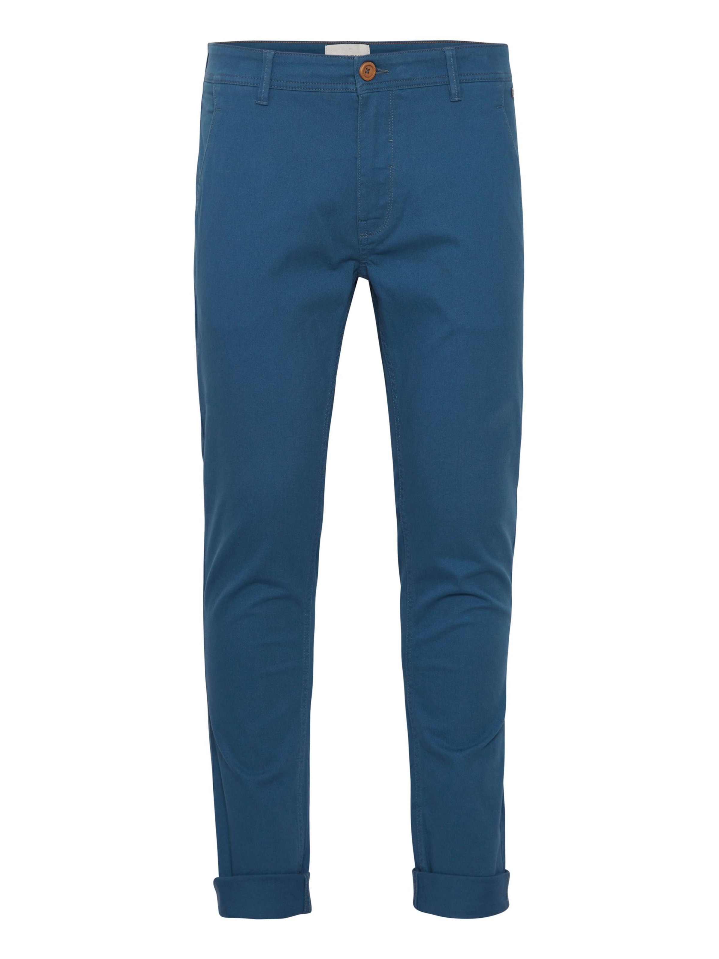 BLEND Slimfit Chino 'Natan' in Blauw: voorkant