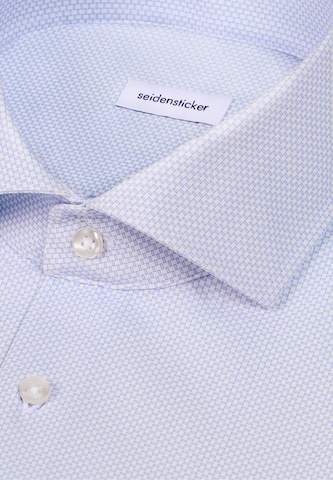 SEIDENSTICKER Regular fit Zakelijk overhemd 'SMART PERFORMANCE' in Blauw