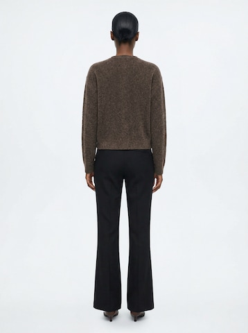 The Base Theory Плетена жилетка 'CARDIGAN' в кафяво