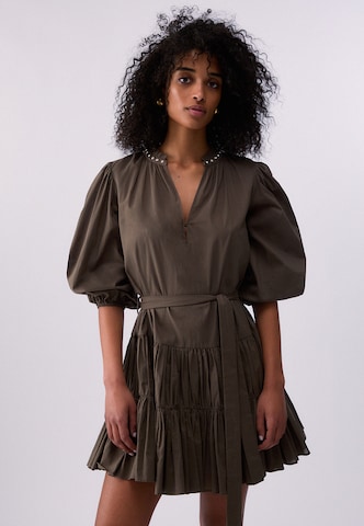 Liu Jo Šaty – hnědá: přední strana