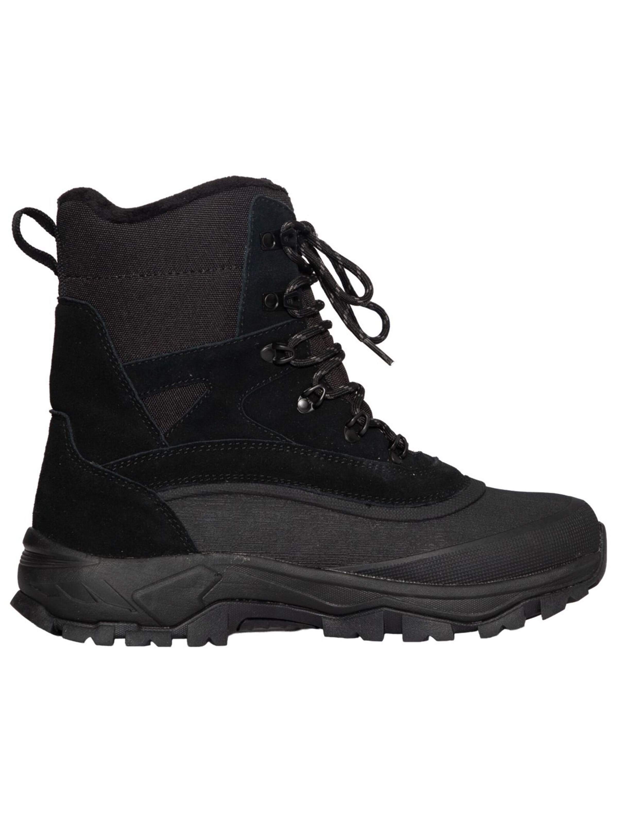 Boots stringati di SKOGAN in nero: lato