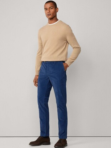 Coupe slim Pantalon chino 'Kensington' Hackett London en bleu