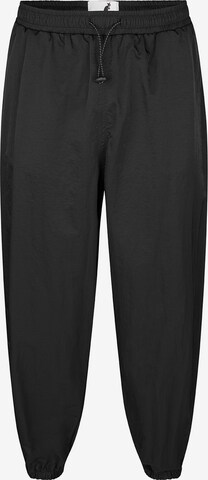 KANGOL Loosefit Broek 'Pasadena' in Zwart: voorkant