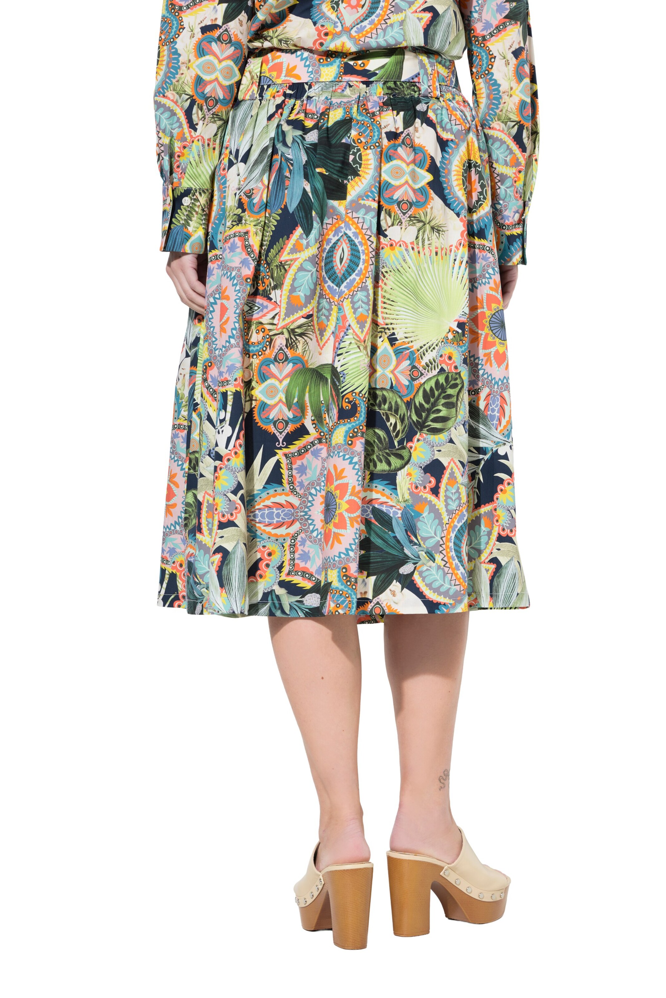 Ulla Popken Rok in Blauw