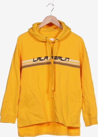 Lala Berlin Sweatshirt & Zip-Up Hoodie in S in Yellow: front