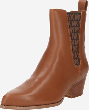 MICHAEL Michael Kors Chelsea boots 'KINLEE' in Bruin: voorkant