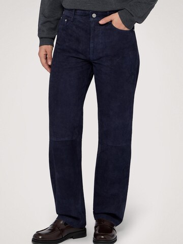 Trussardi Regular Trousers in Blue: front