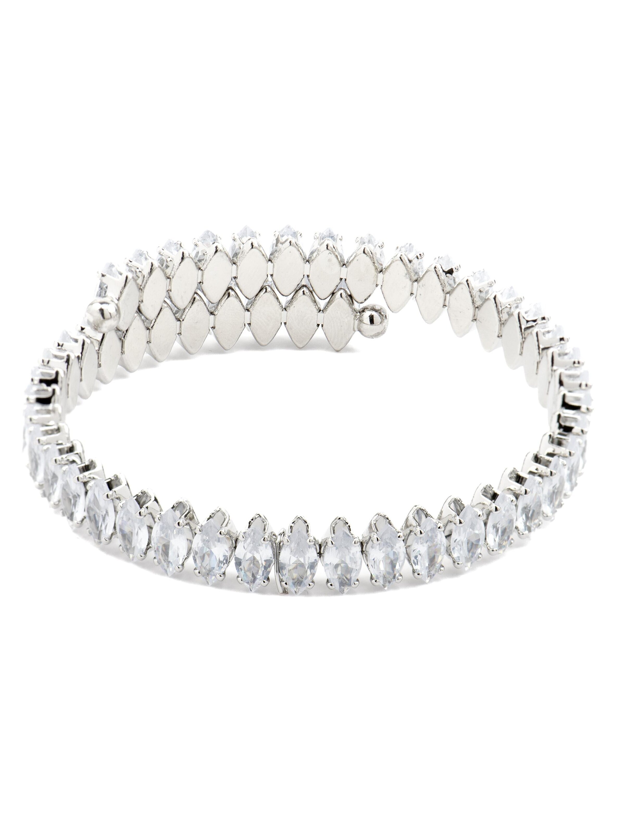 Luxenter - Pulsera 'Comega' en plata: frente